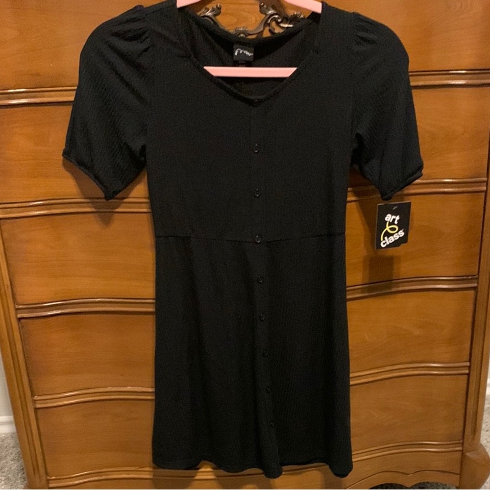 Art Class Black Button-Down Dress (Target)